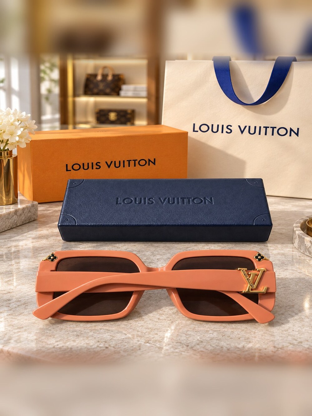 Louis Vuitton Blush Square Sunglasses - Picture 6 of 6